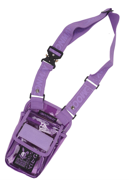 CLEAR PURPLE TBG-01 LEG BAG - FINAL SALE