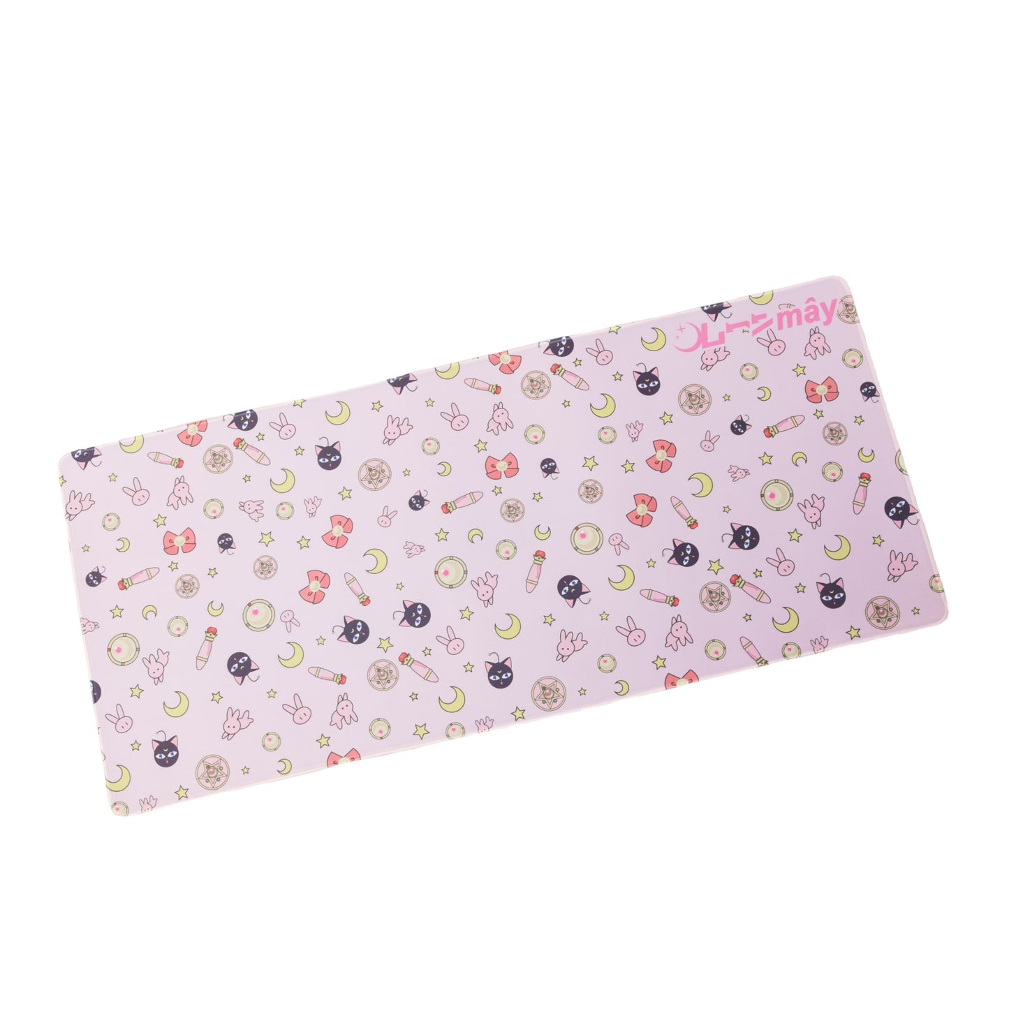 PINK PATTERN DESK MAT