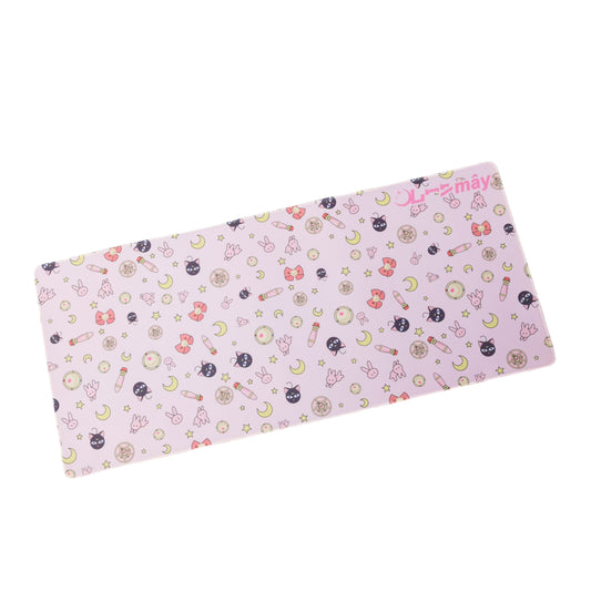 PINK PATTERN DESK MAT