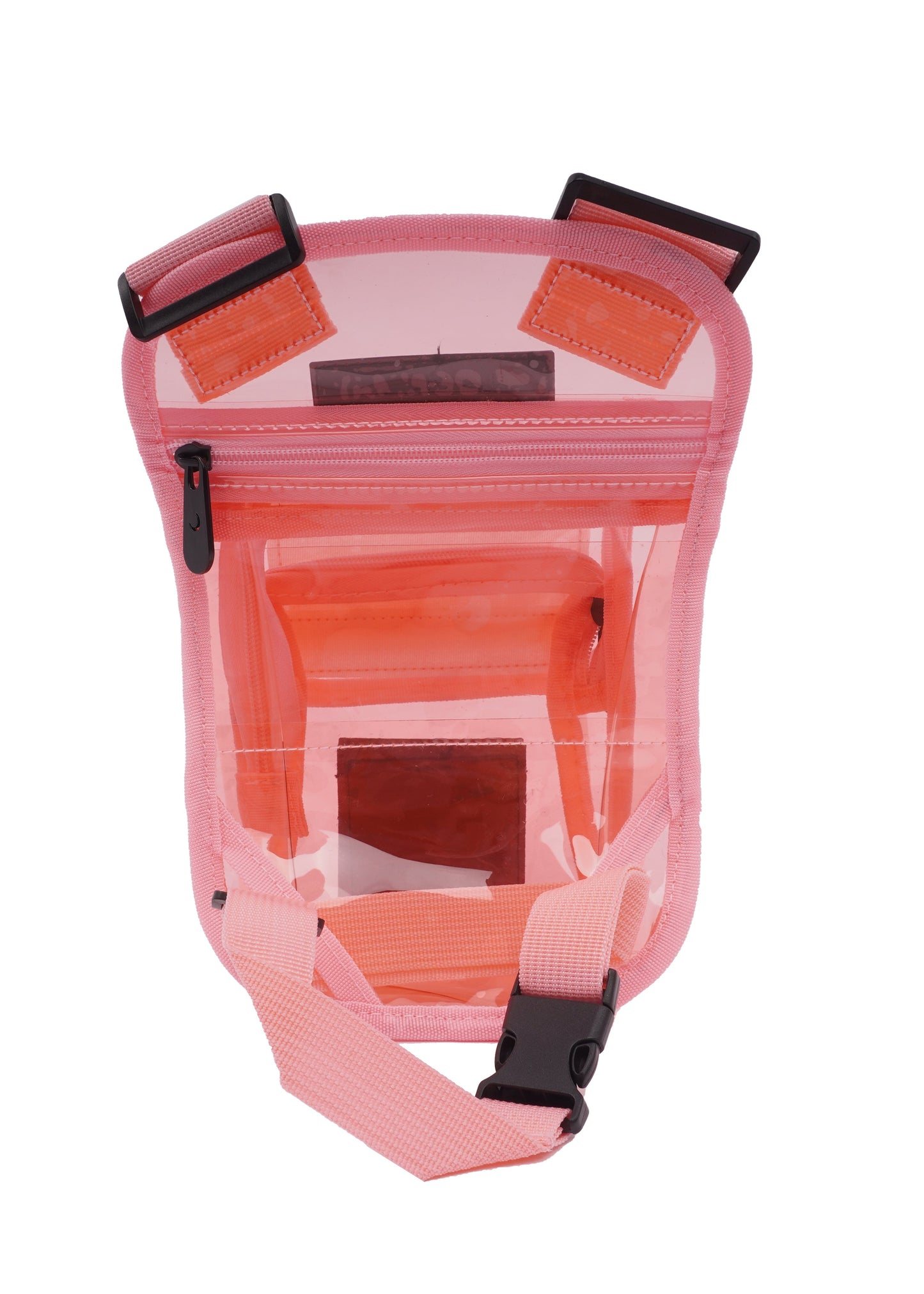 CLEAR PINK TBG-01 LEG BAG