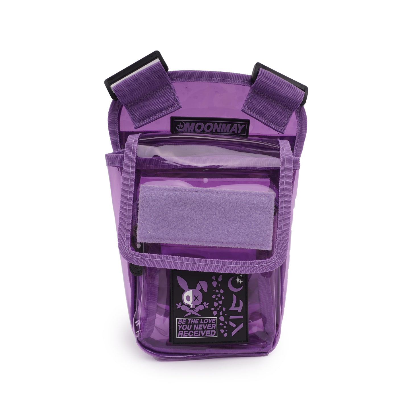 CLEAR PURPLE TBG-01 LEG BAG - FINAL SALE
