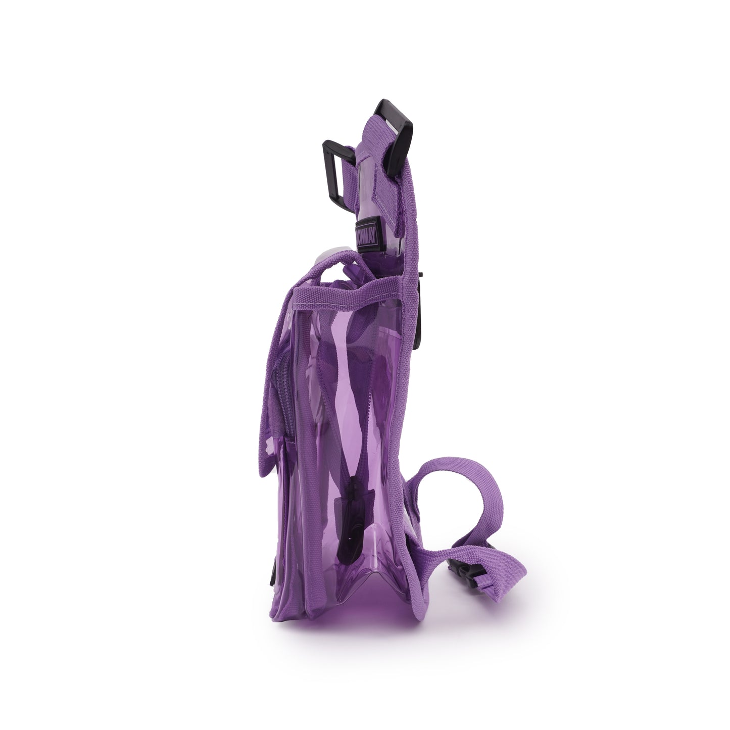 CLEAR PURPLE TBG-01 LEG BAG - FINAL SALE