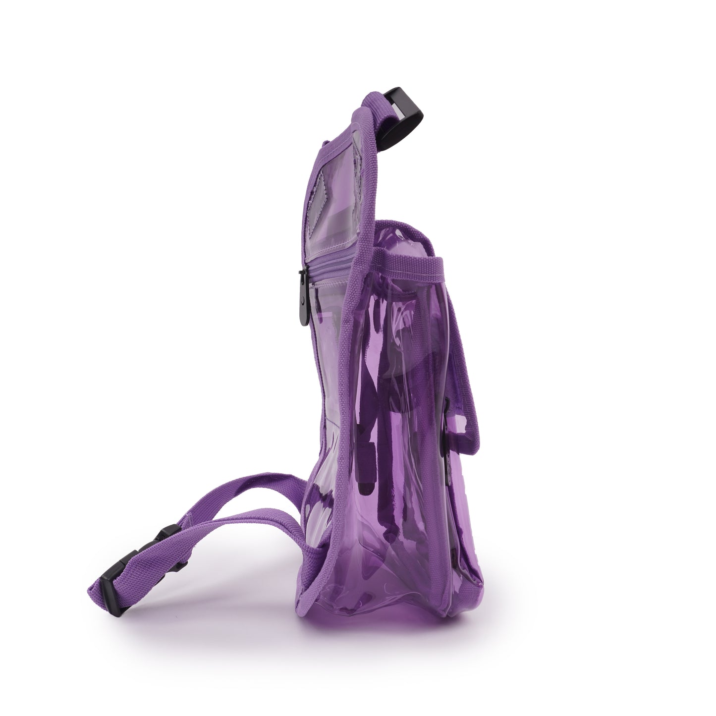 CLEAR PURPLE TBG-01 LEG BAG - FINAL SALE