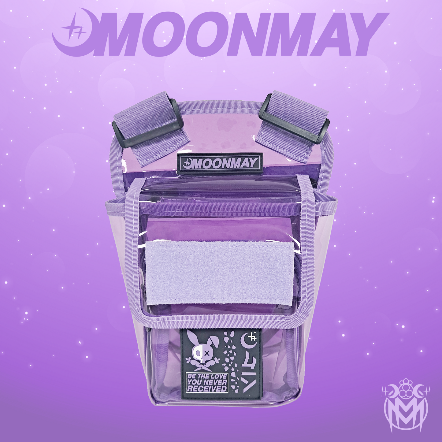 CLEAR PURPLE TBG-01 LEG BAG - FINAL SALE