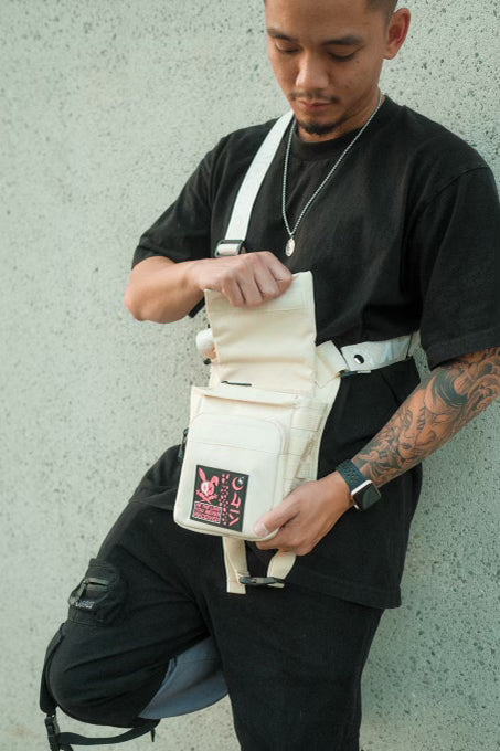 BEIGE TBG-01 LEG BAG