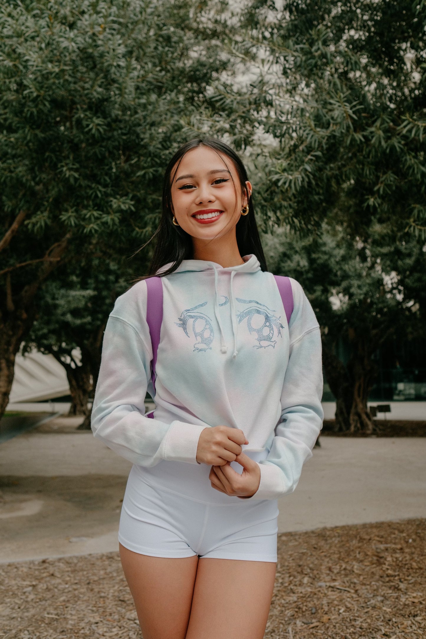 TIEDYE CRYSTAL EYE HOODIE