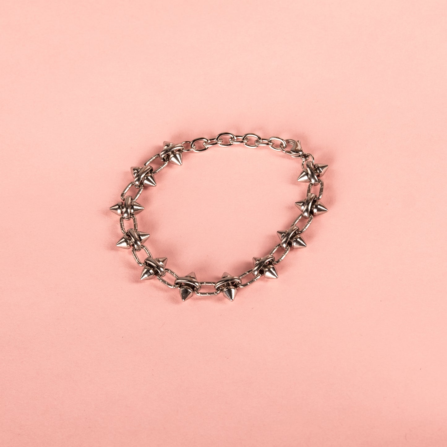 Stud Chain Stainless Steel Bracelet