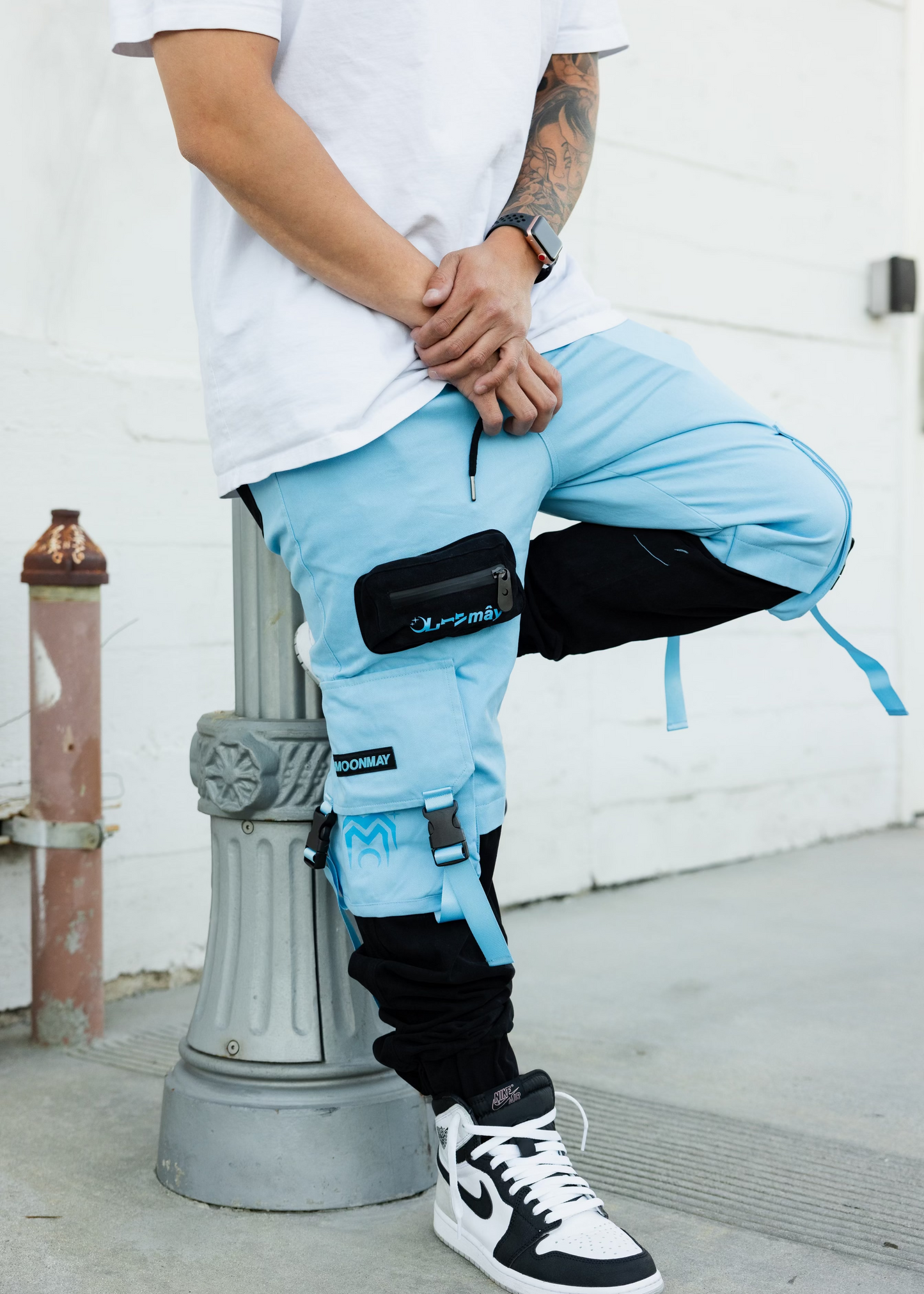Blue Block Jogger - Clearance - Final Sale/ No Returns or Exchanges