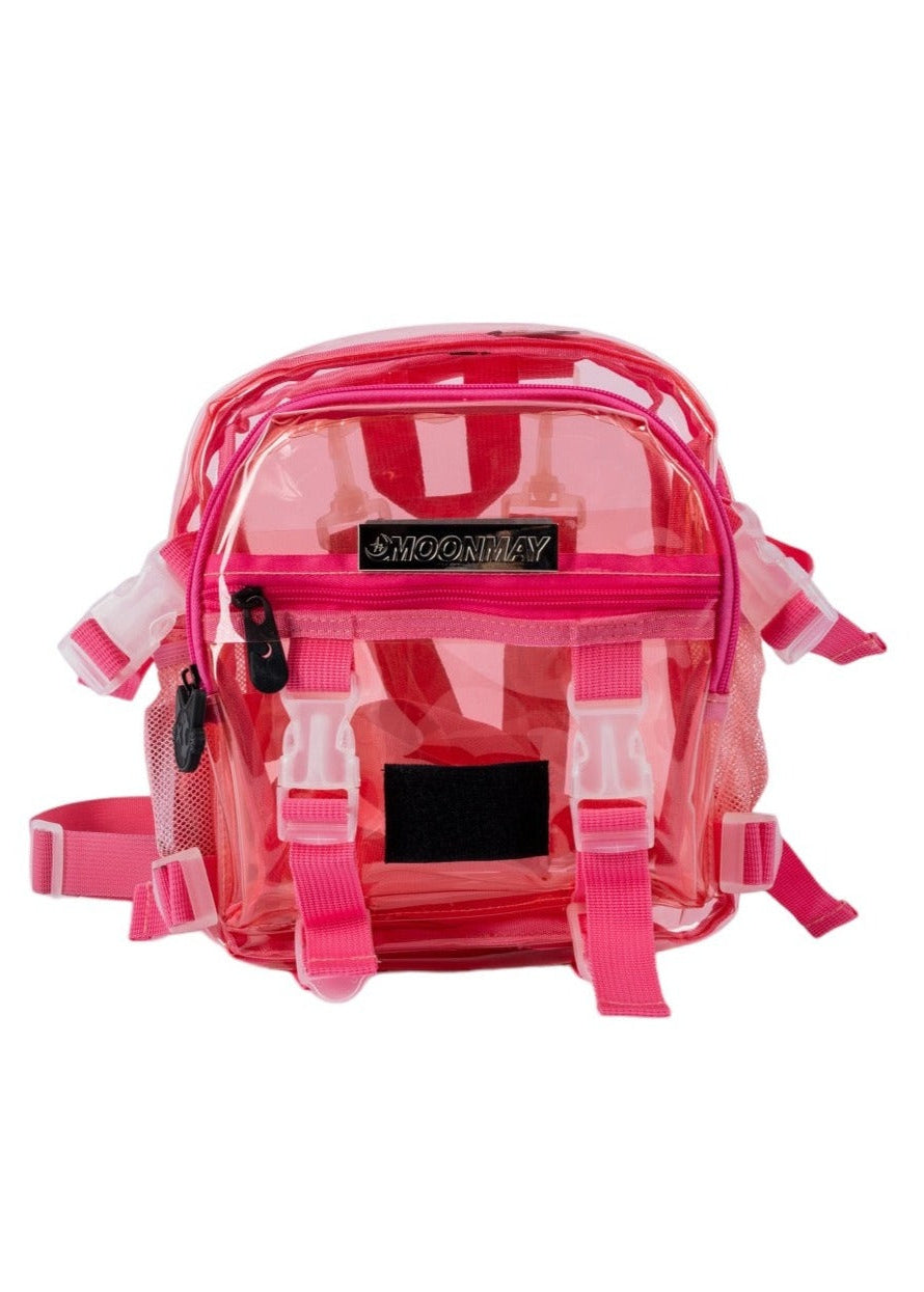 CLEAR PINK TBG-12 MINI BACKPACK
