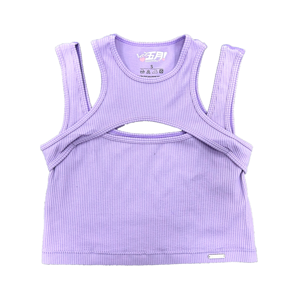 LAVENDER CROSS TANK