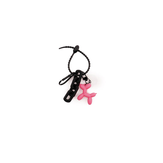 PINK DOGGY KEYCHAIN