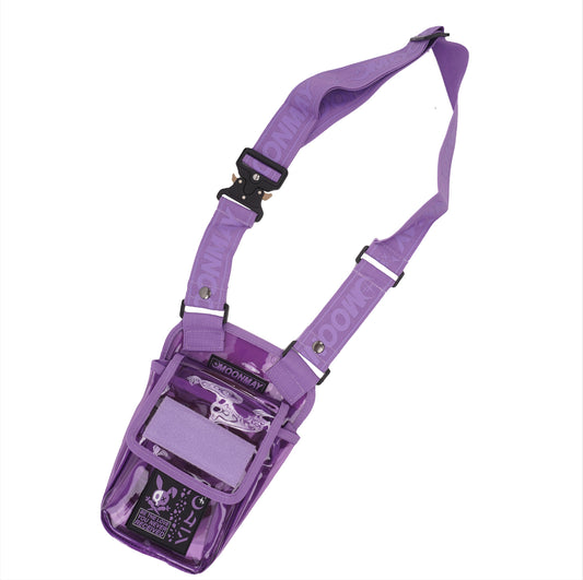 CLEAR PURPLE TBG-01 LEG BAG