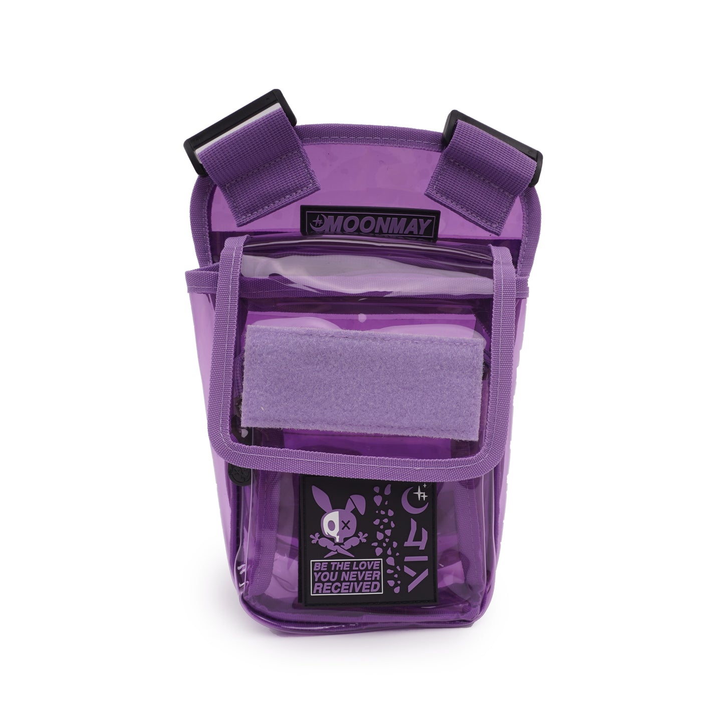 CLEAR PURPLE TBG-01 LEG BAG