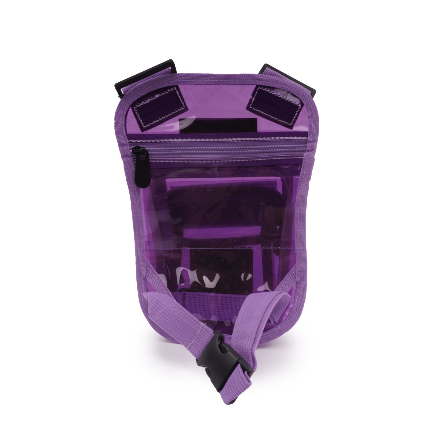 CLEAR PURPLE TBG-01 LEG BAG