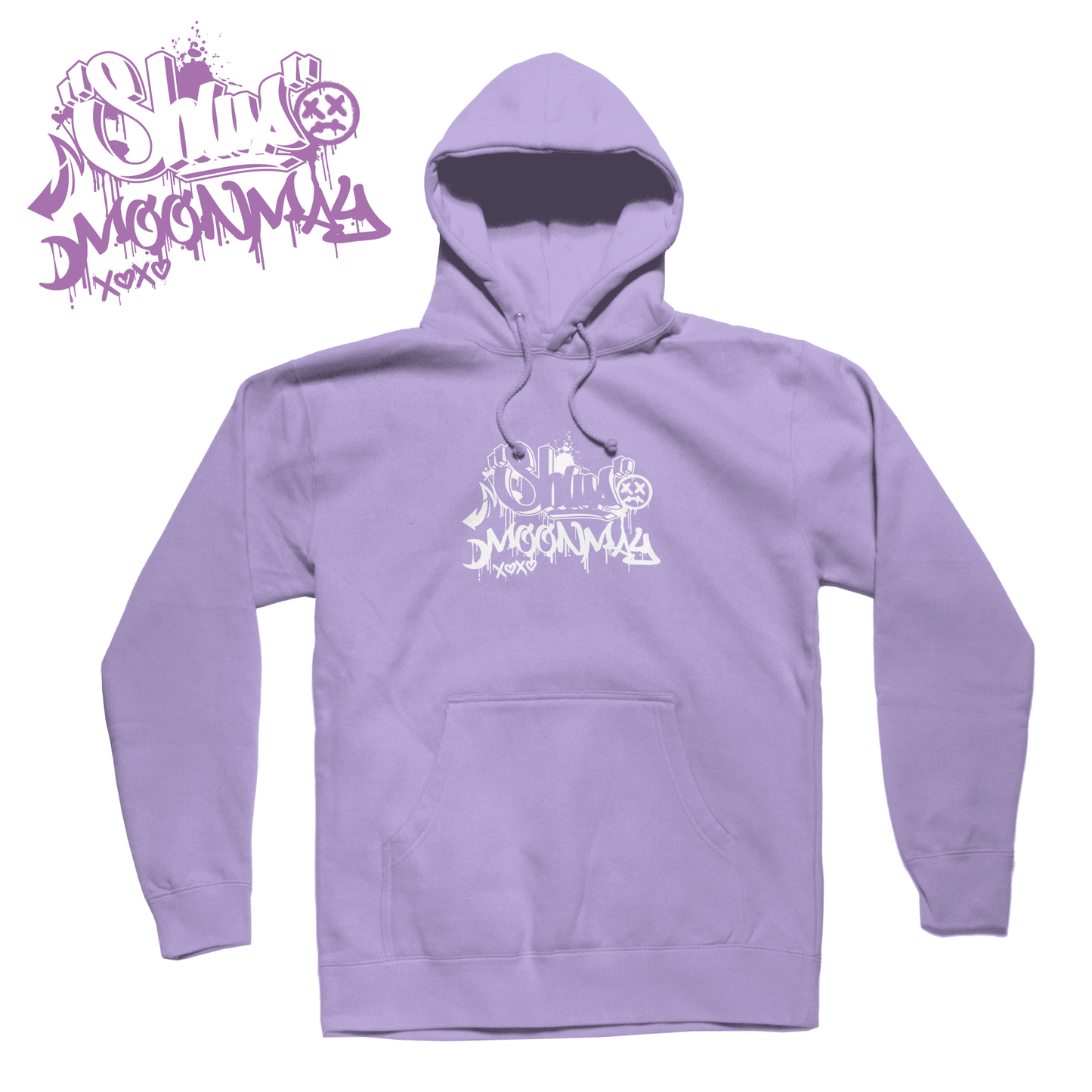 LAVENDER NEON GIRL HOODIE