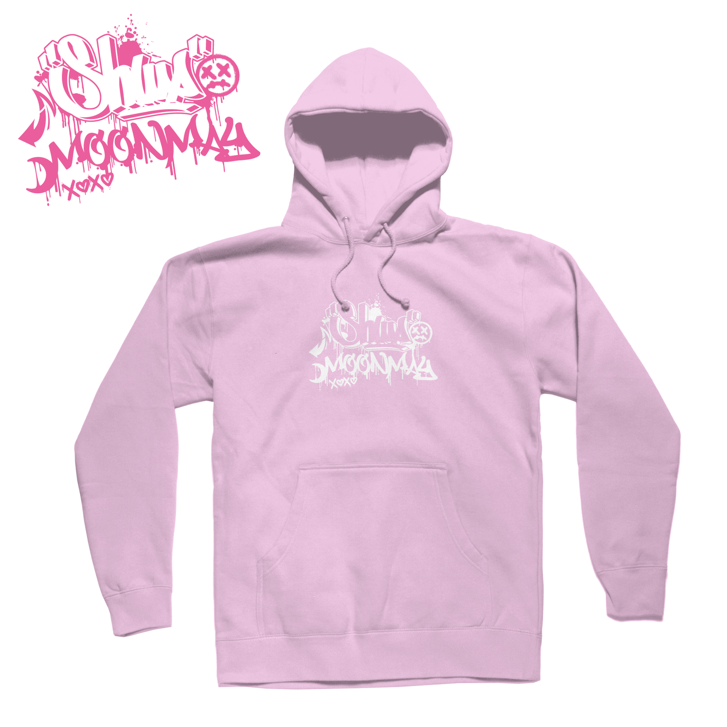 PINK NEON GIRL HOODIE