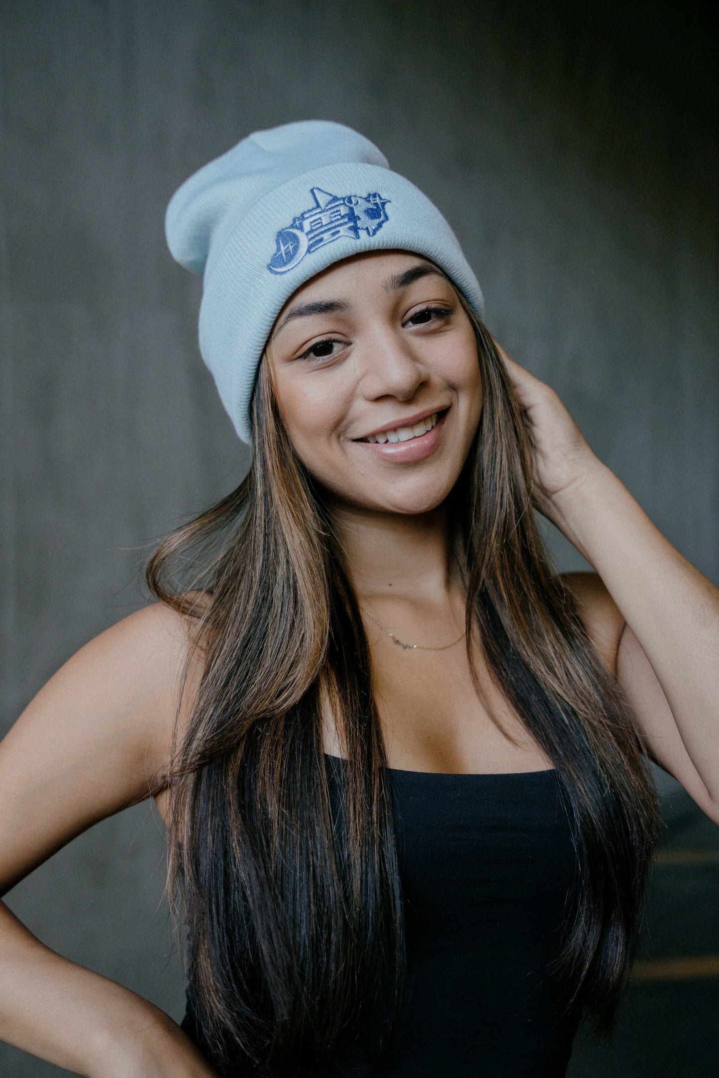 BLUE BEANIE