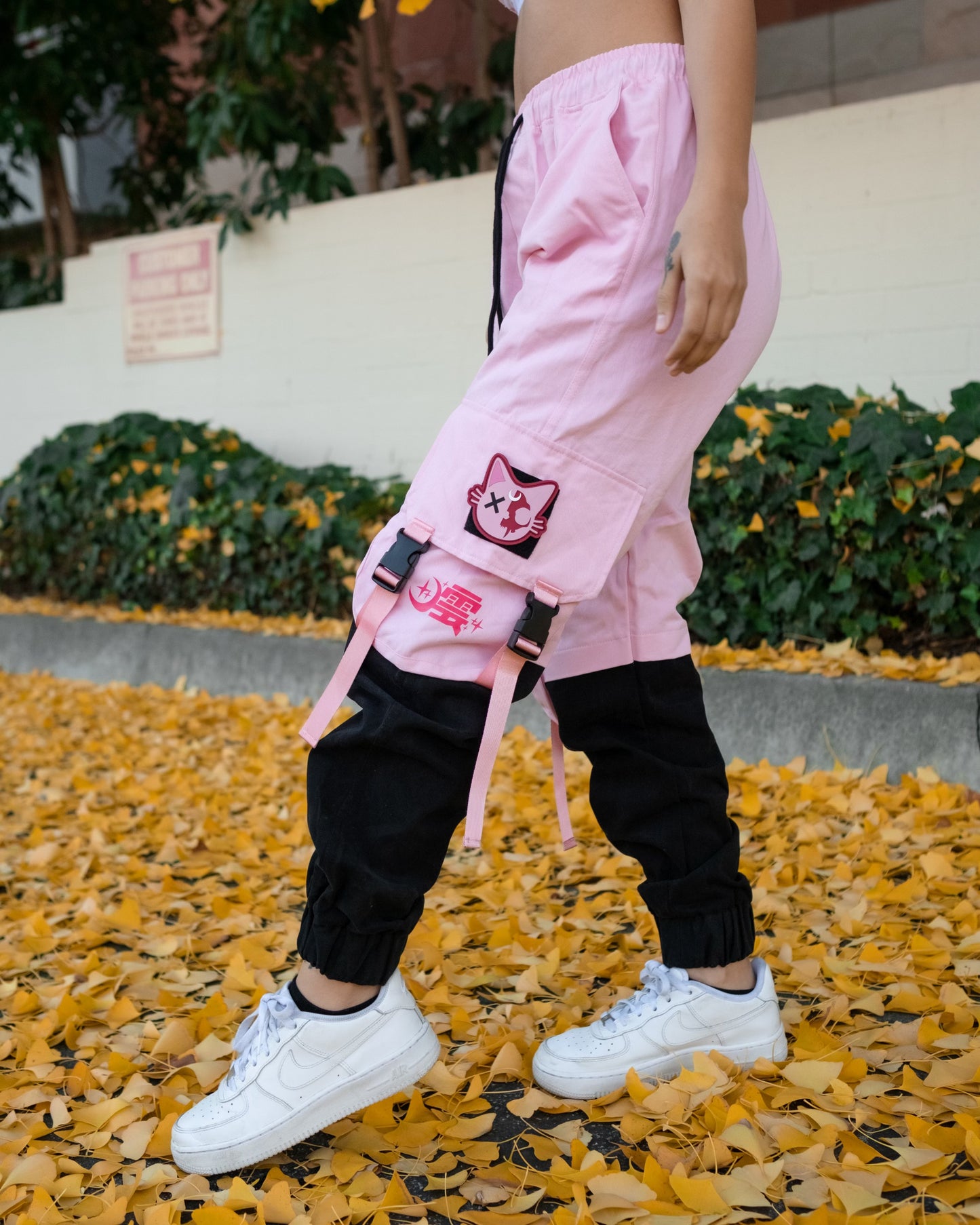 PINK BLOCK JOGGER