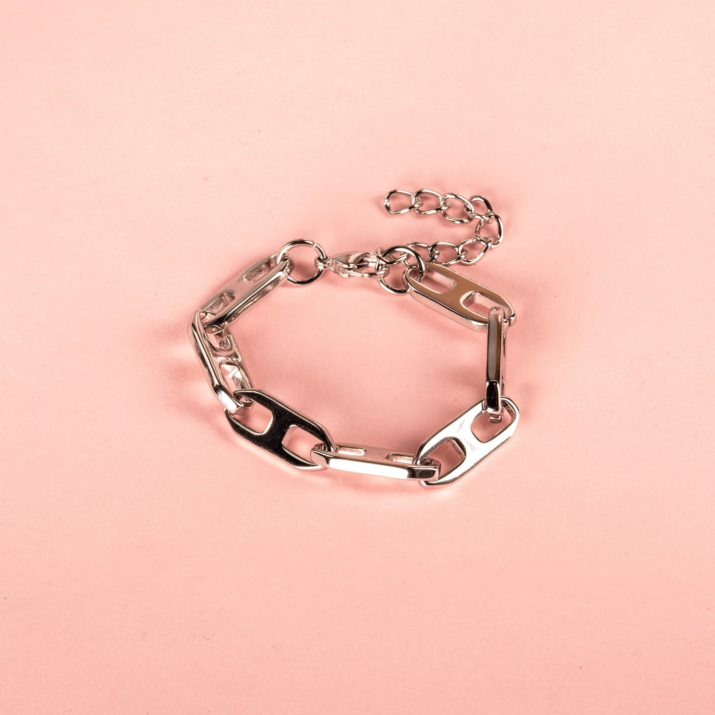 Gridlock Chain Stainless Steel Bracelet