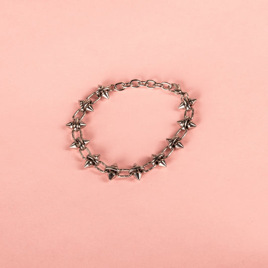 Stud Chain Stainless Steel Bracelet