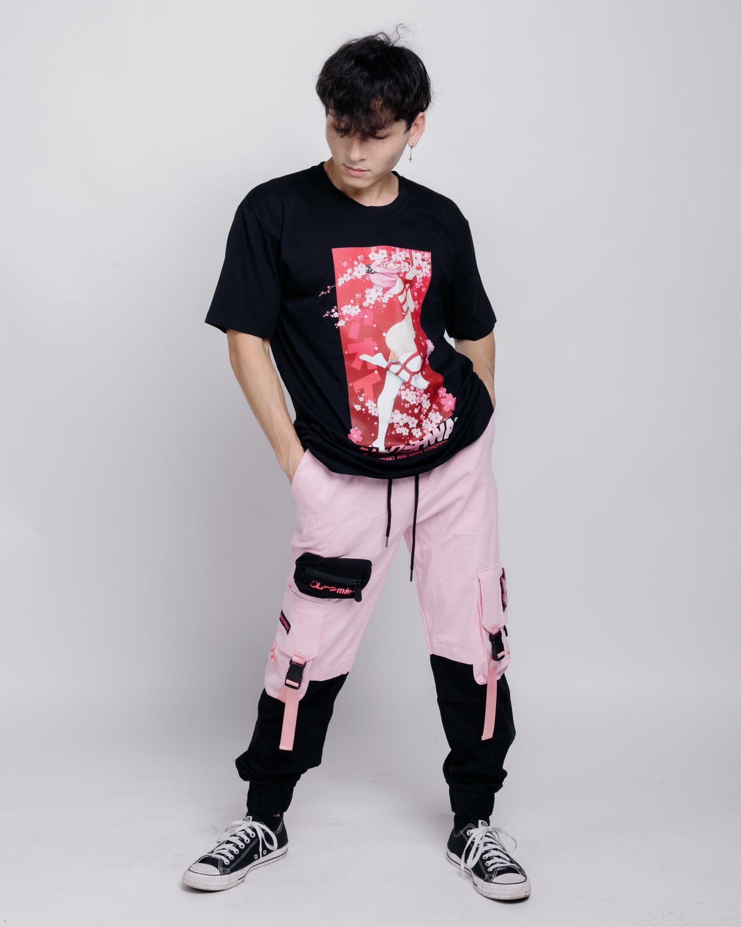 PINK BLOCK JOGGER