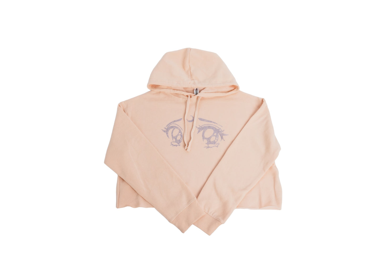 CREAM CRYSTAL EYE HOODIE