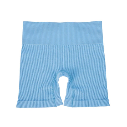 BLUE BIKER SHORT