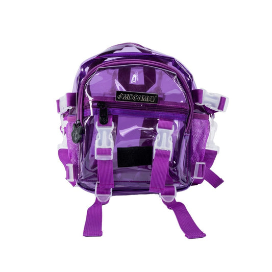 CLEAR PURPLE TBG-12 MINI BACKPACK