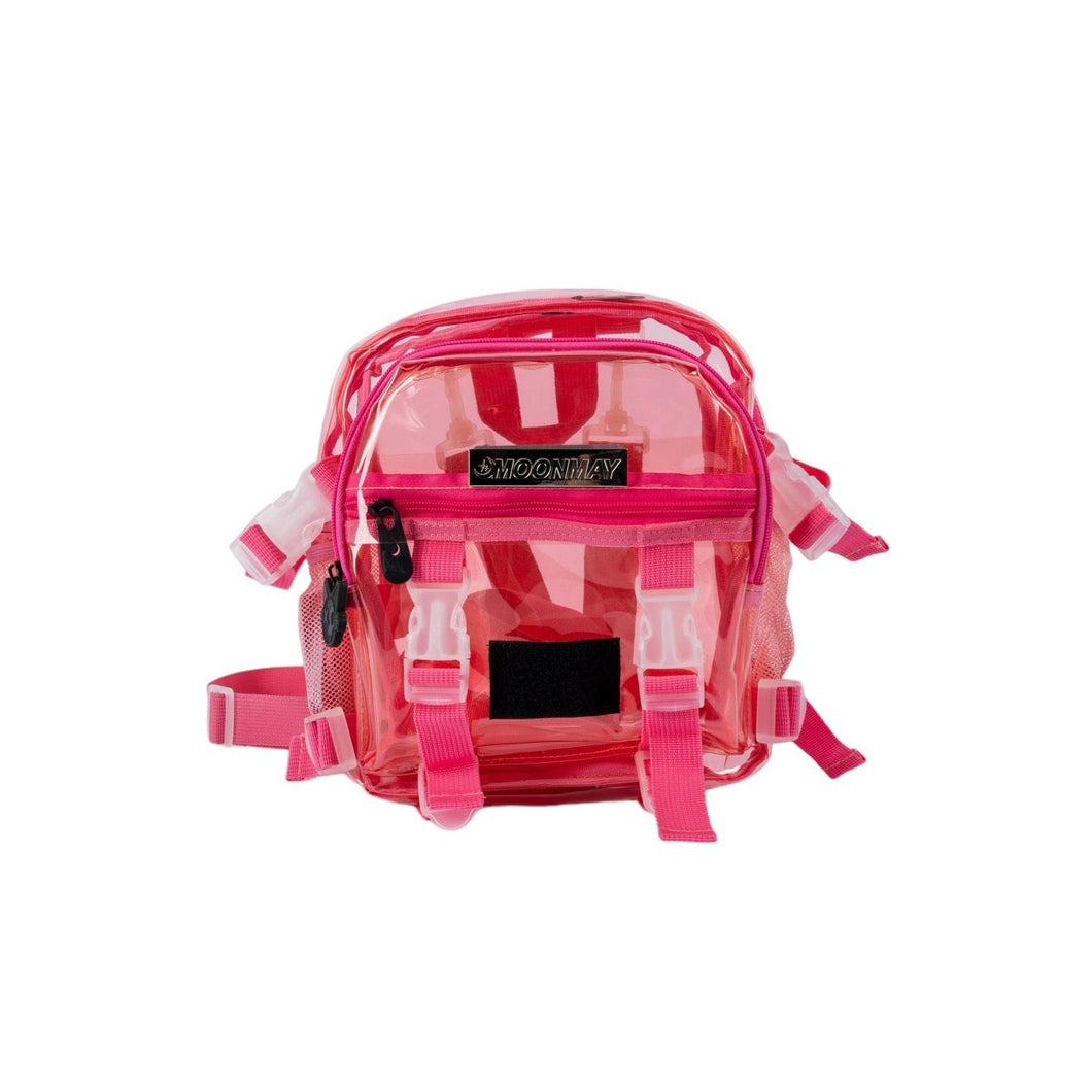 Mini Backpack - Clear Pink