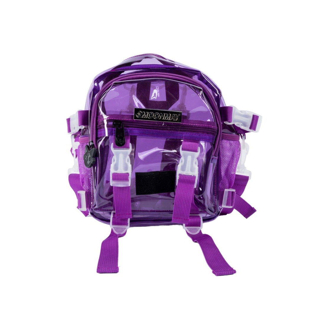 Mini Backpack - Clear Purple